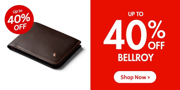 Up to 40% Off Bellroy
