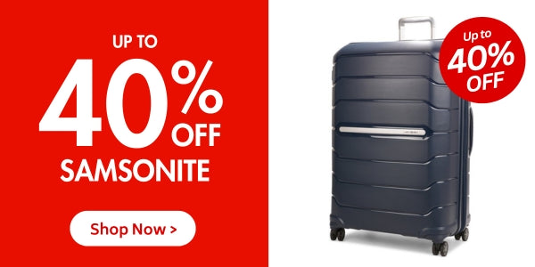Up to 40% Off Samsonite
