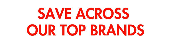Save across our top brands