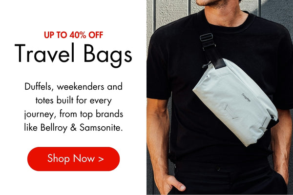 Up to 40% off Travel Bags