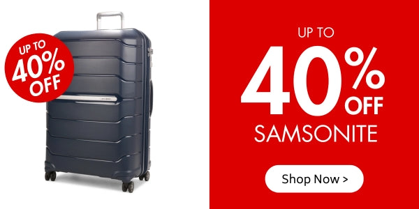 Up to 40% off Samsonite