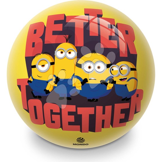 Rozprávková lopta Mimoni Mondo gumená 23 cm