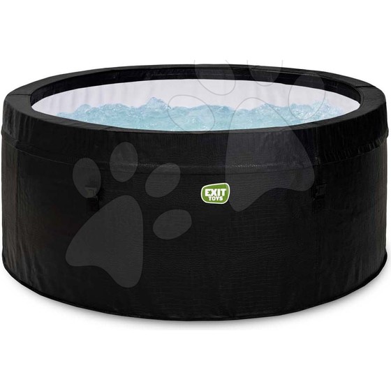 Vírivka Leather Premium Whirpool Exit Toys 90 vzduchových trysiek okrúhla priemer 165 cm čierna od 6 rokov