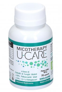 Micotherapy U-Care - Integratore di Estratti di Funghi Titolati