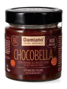 Chocobella Noir - Crema Spalmabile alle Nocciole e Cacao Bio