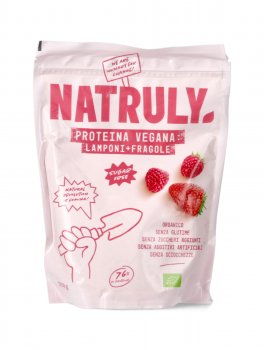 Proteina Vegana Lamponi e Fragole