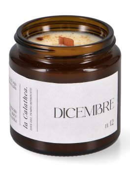 Dicembre - Candela Profumata in Cera di Soia - 90g