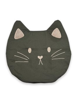 Cuscino del Sollievo con noccioli di ciliegio - Gatto Grigio