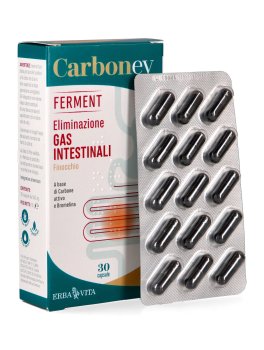 Carbon Ev Ferment per l'Eliminazione di Gas Intestinali - Capsule