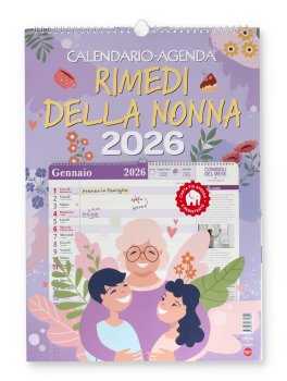 Calendario-Agenda Rimedi della Nonna 2026