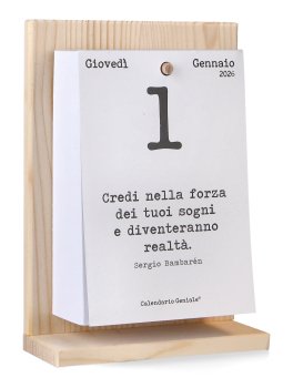 Calendario Geniale® 2026 - Con Supporto