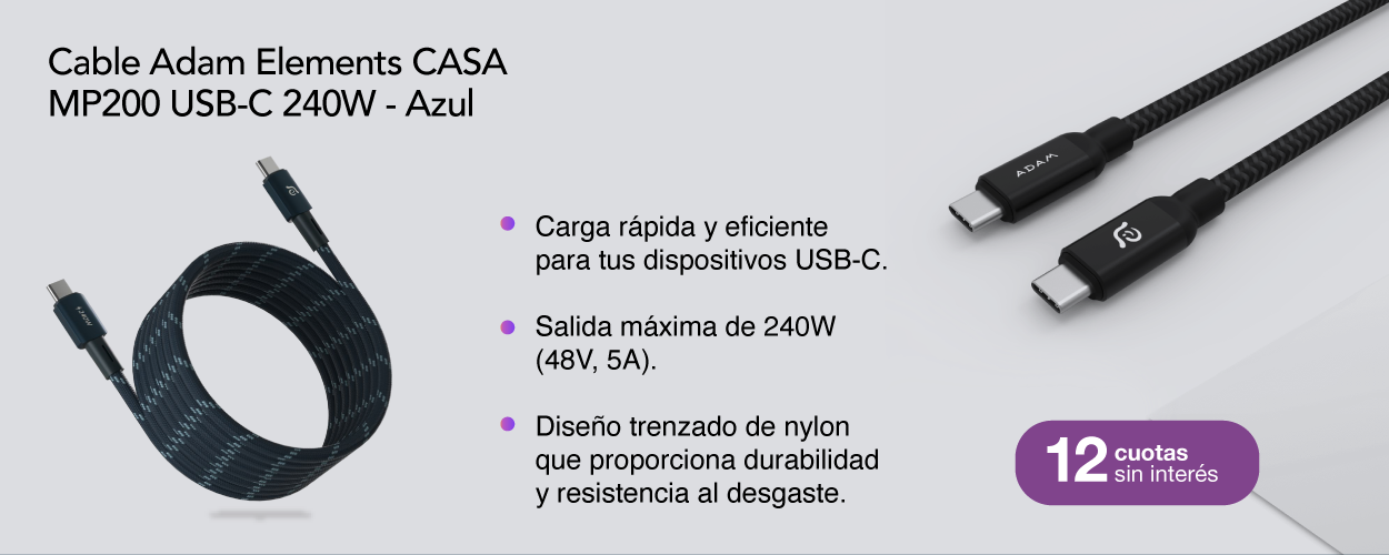 Adam Elements CASA MP200 USB-C 240W - Azul