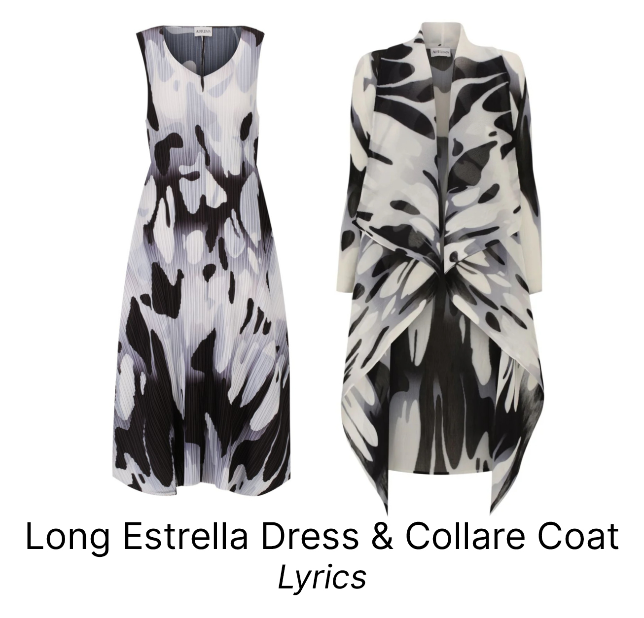 Long Estrella Dress & Collare Coat Lyrics