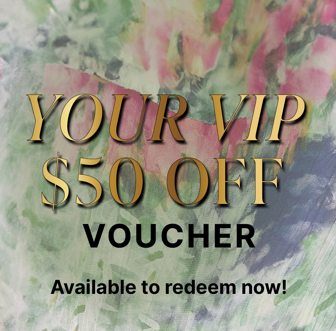 Redeem $50 off your purchase, just mention to your stylist in-store!