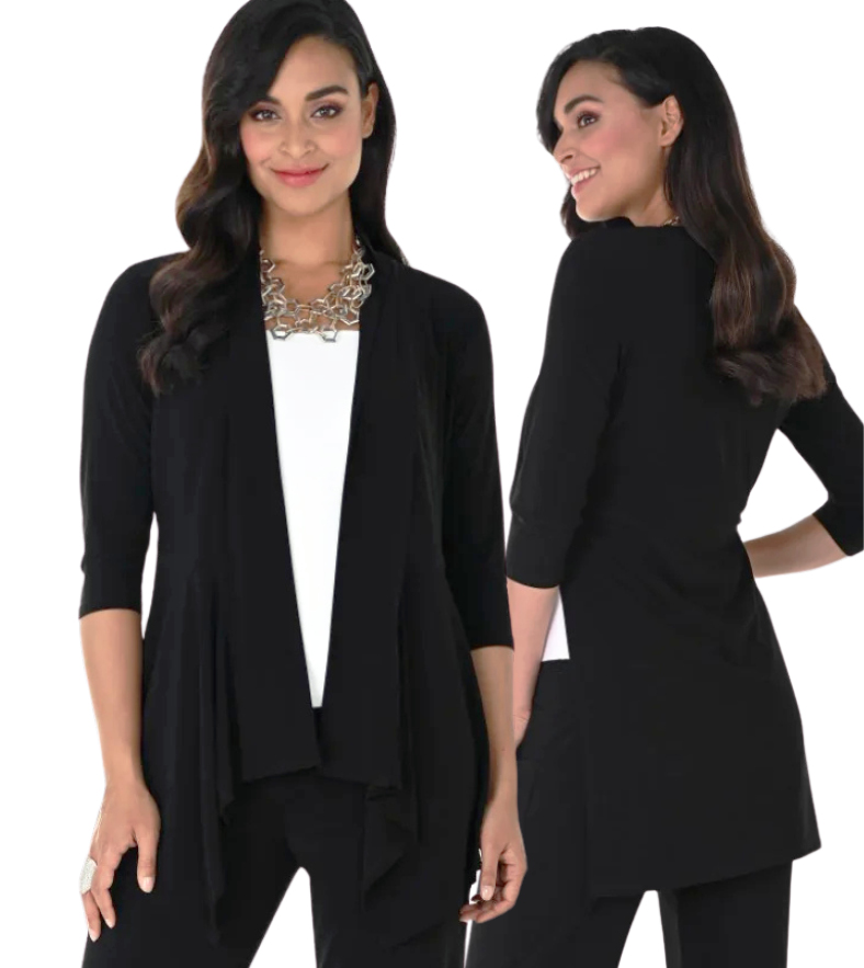 FRANK LYMAN  Soft Jacket Midnight & Black. Sizes 10-24 $99 Was $189 Save $90