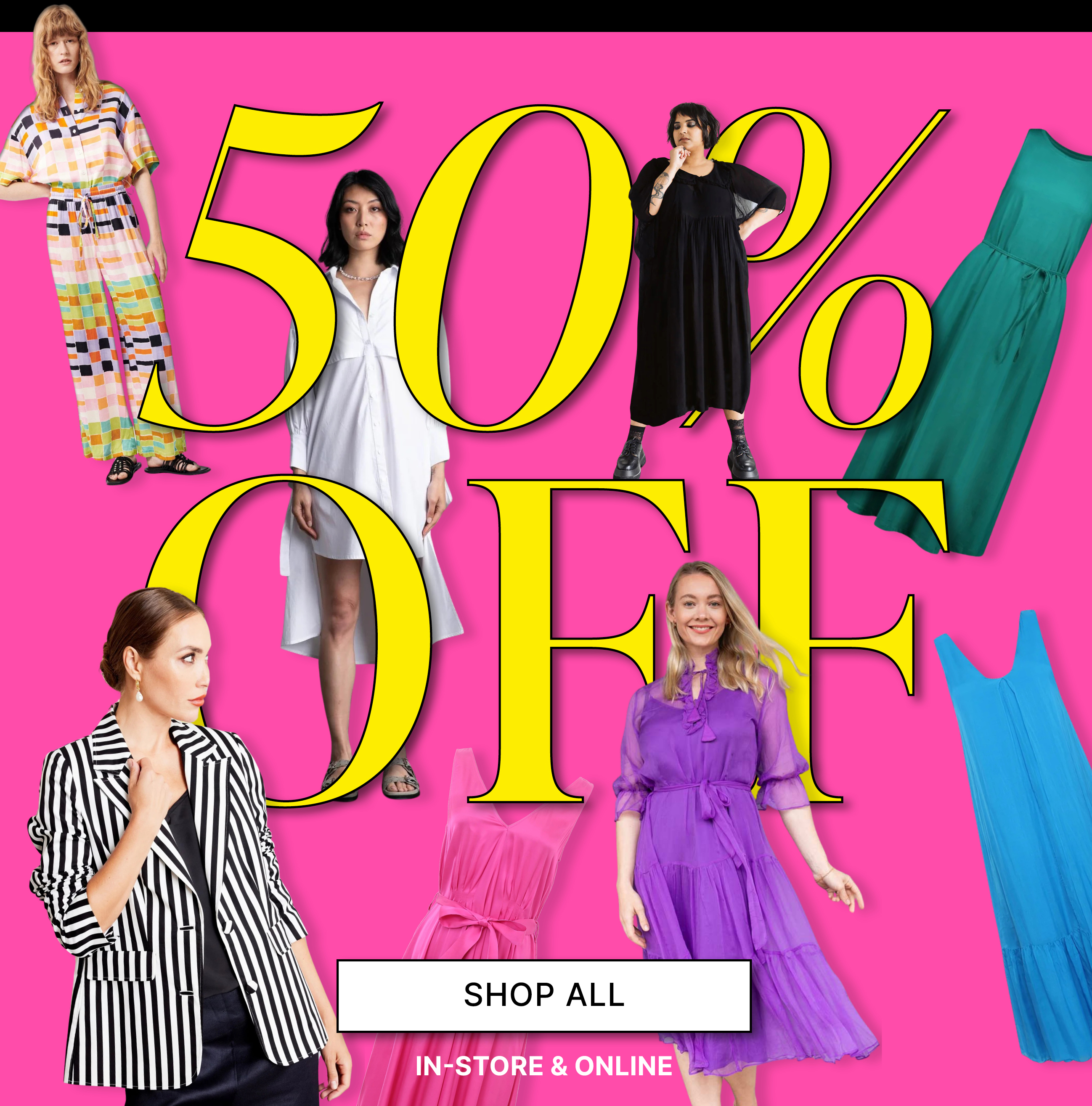 50% OFF Selected styles