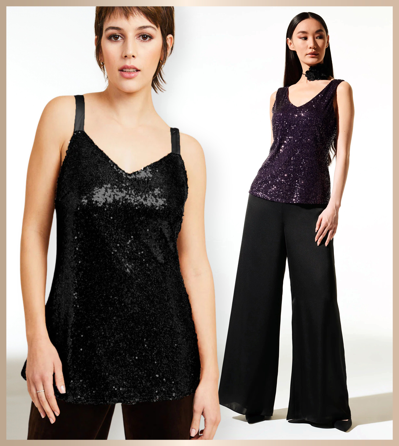 SEQUIN SPECIAL Styles from Joseph Ribkoff, Frank Lyman & Kamare - $50 OFF