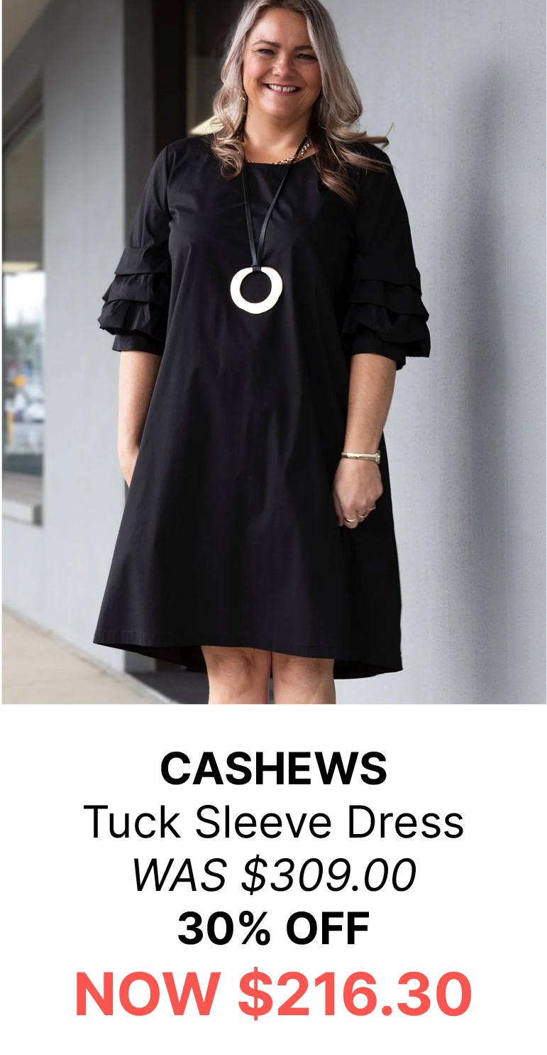 Cashews - C207/C6 Tuck Sleeve Dress