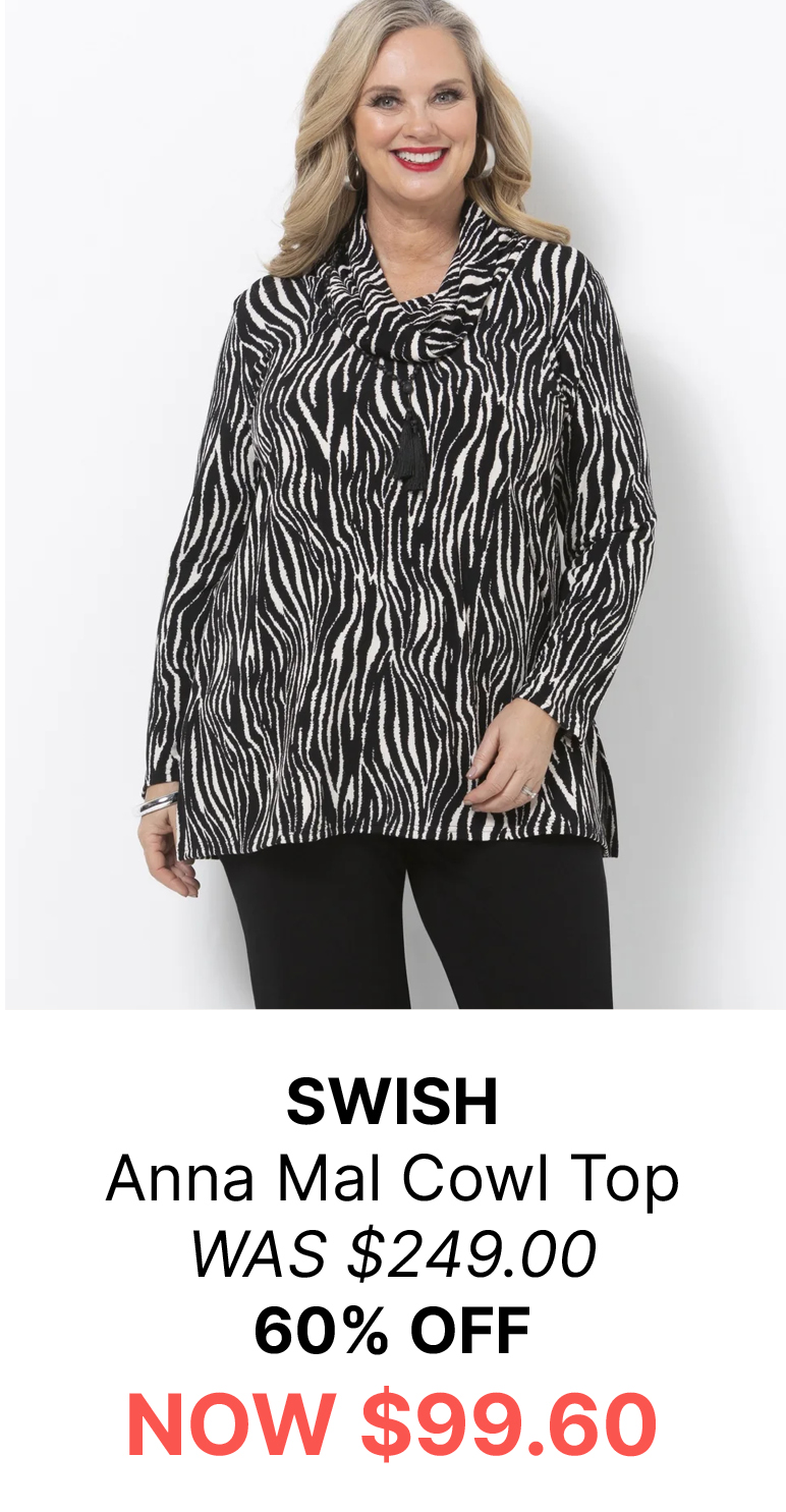 Swish - 340050 Anna Mal Cowl Top