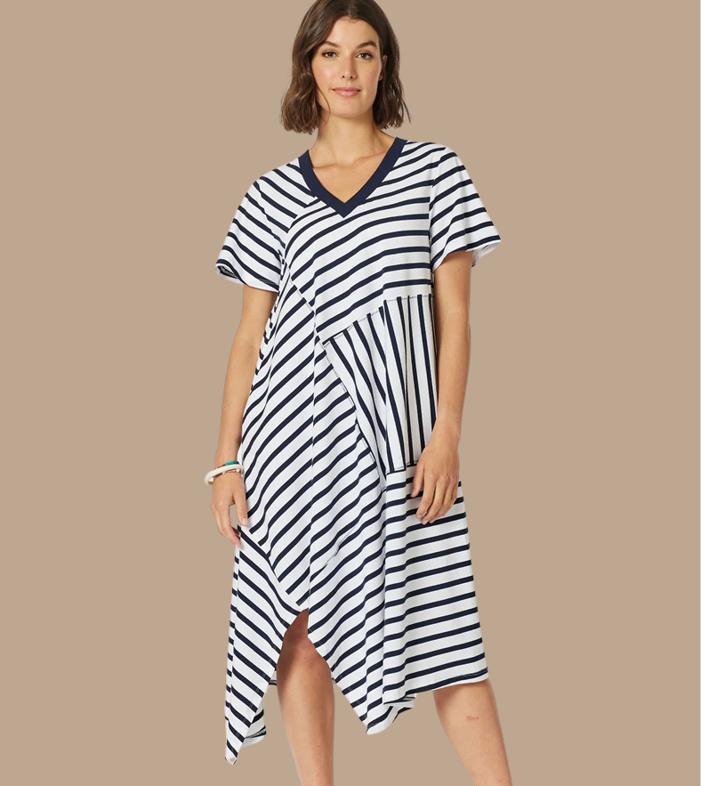 CLARITY Vice Versa Spliced Dress