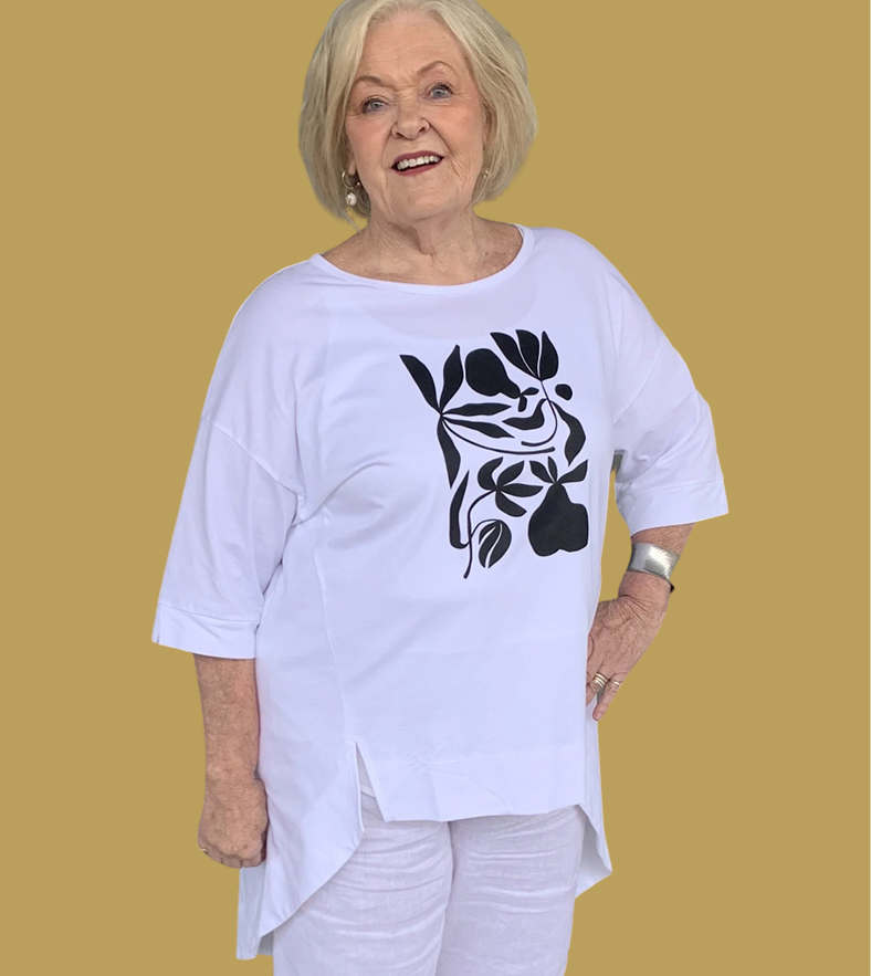 CASHEWS Willow Matisse Print Tee