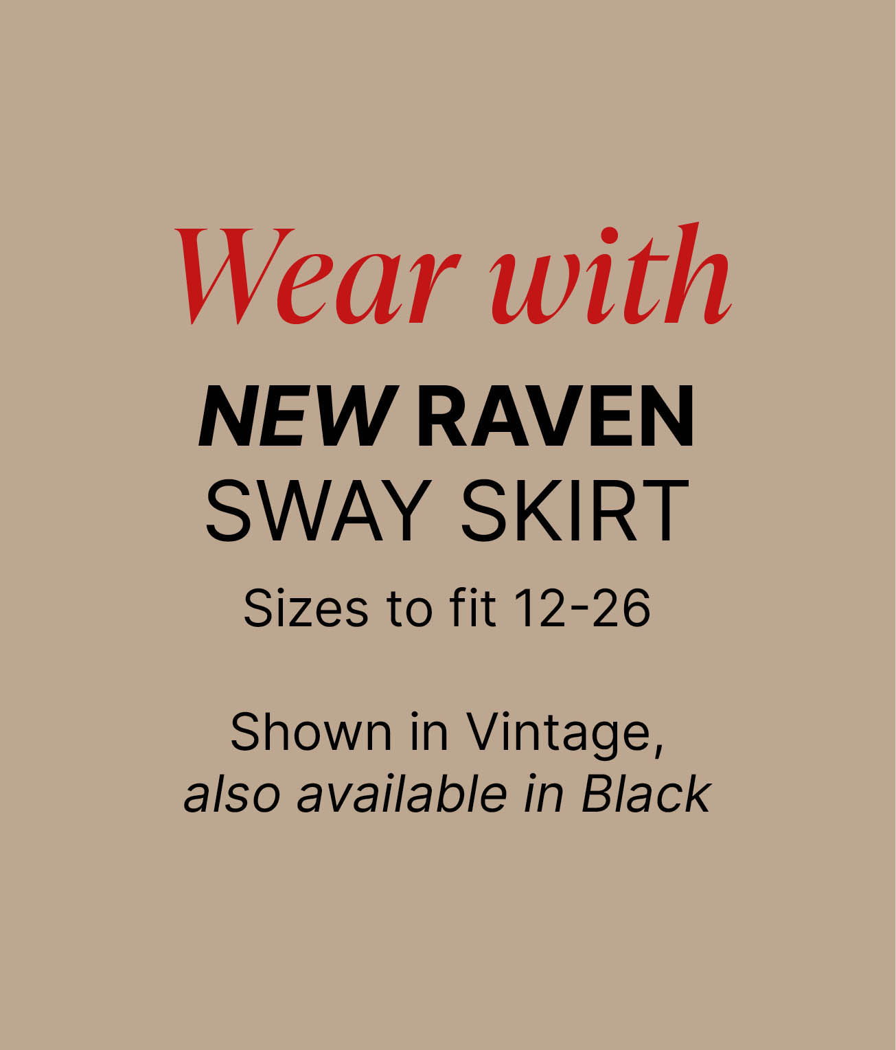 Raven - R024 Sway Skirt