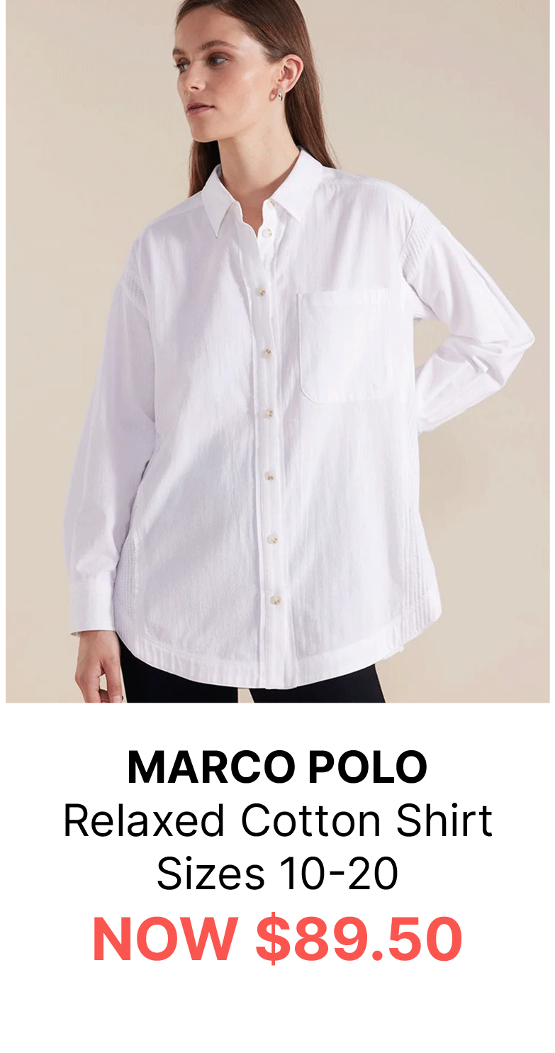 Marco Polo - YTMW44636 L/S Relaxed Cotton Shirt