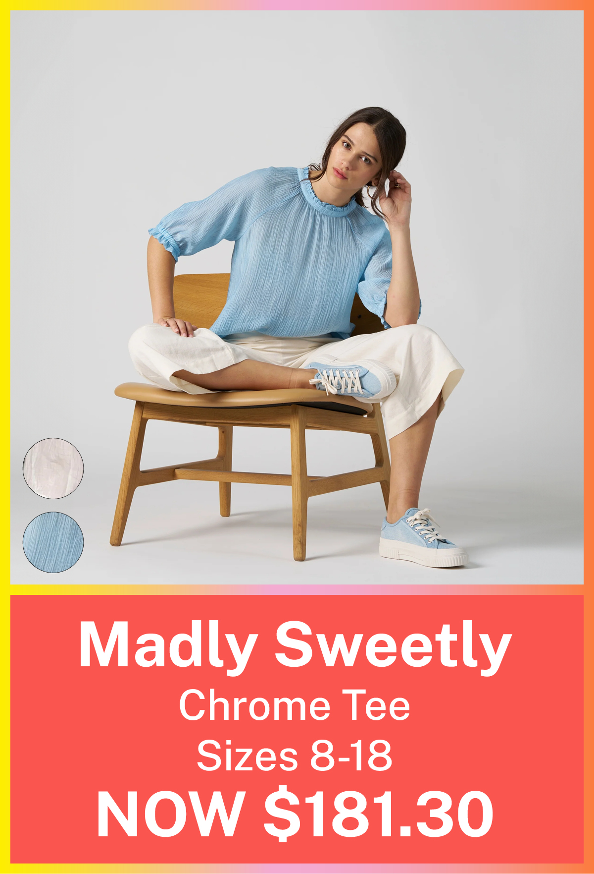 Madly Sweetly - MS1377 Chrome Tee