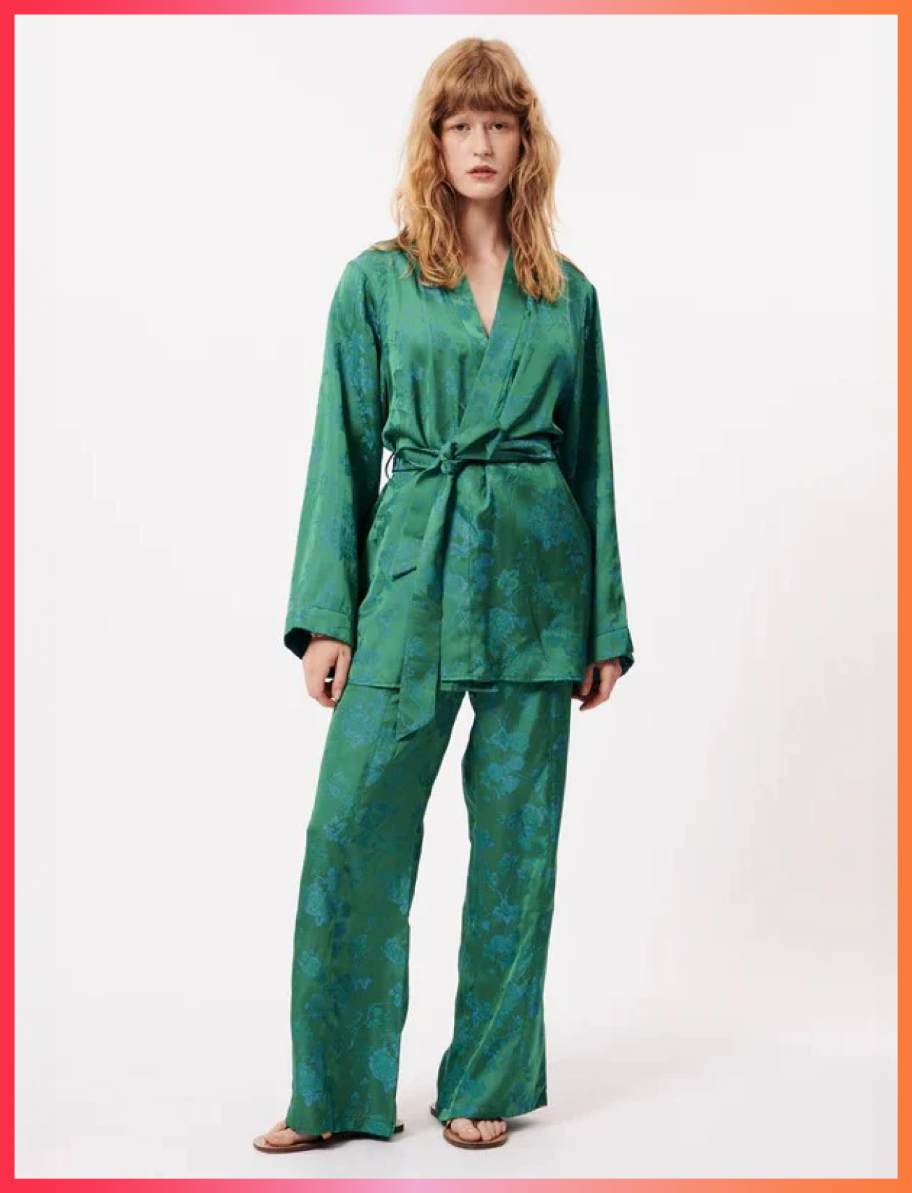 FRNCH Clervie Wrap Kimono NOW $195.30  Zita Trousers  NOW $157.50