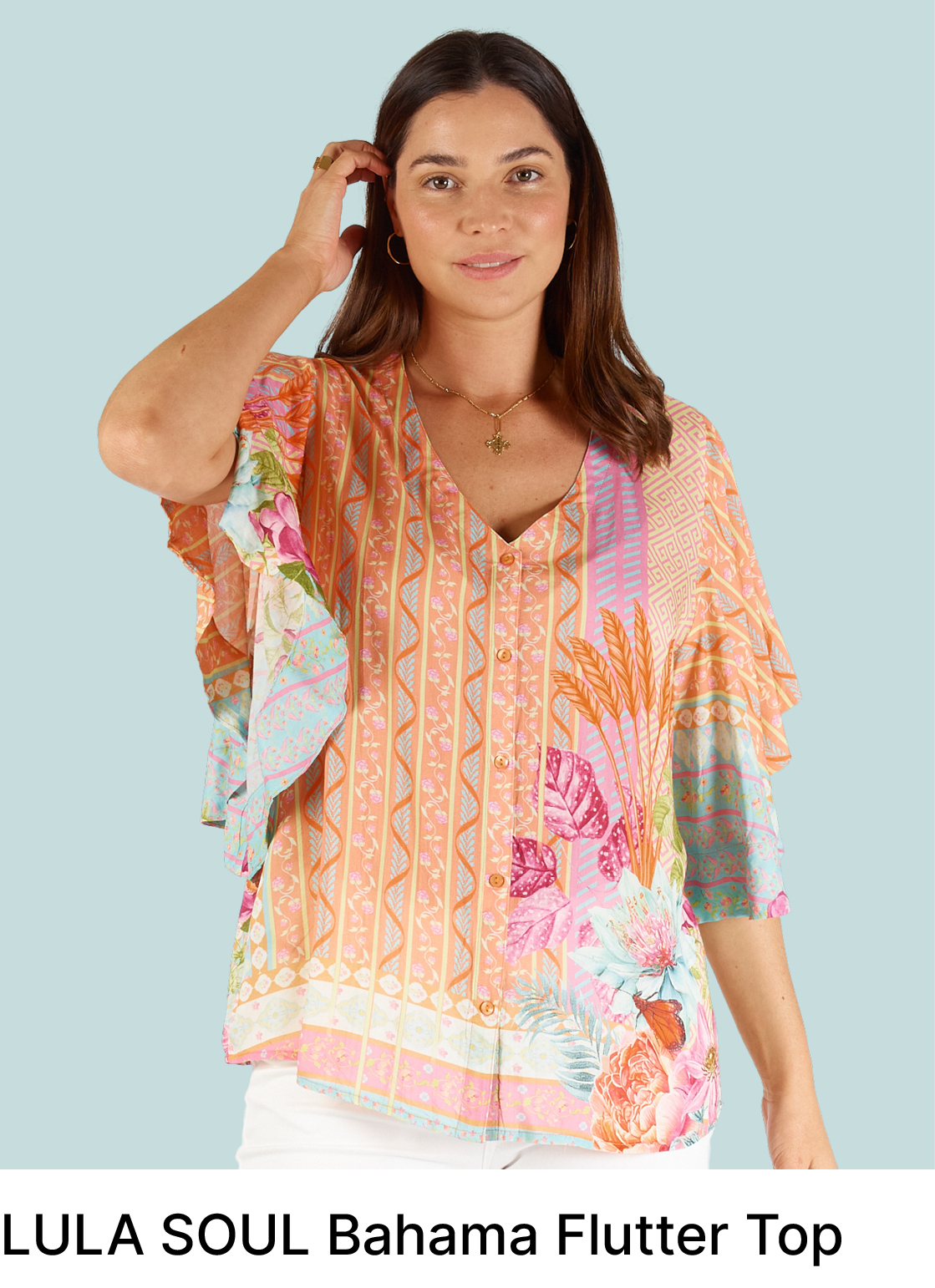 Lula Soul - LS-BFT Bahama Flutter Top