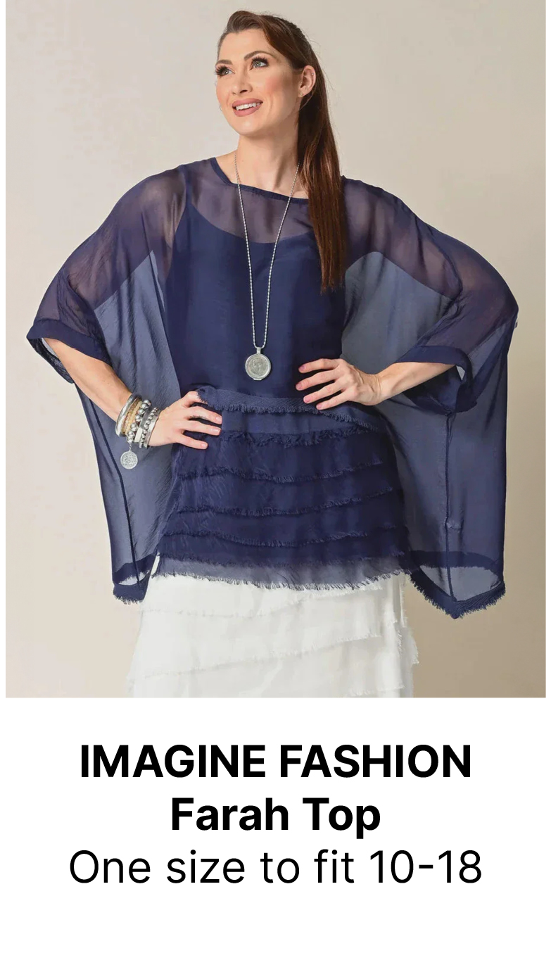 IMAGINE FASHION Farah Top One size to fit 10-18