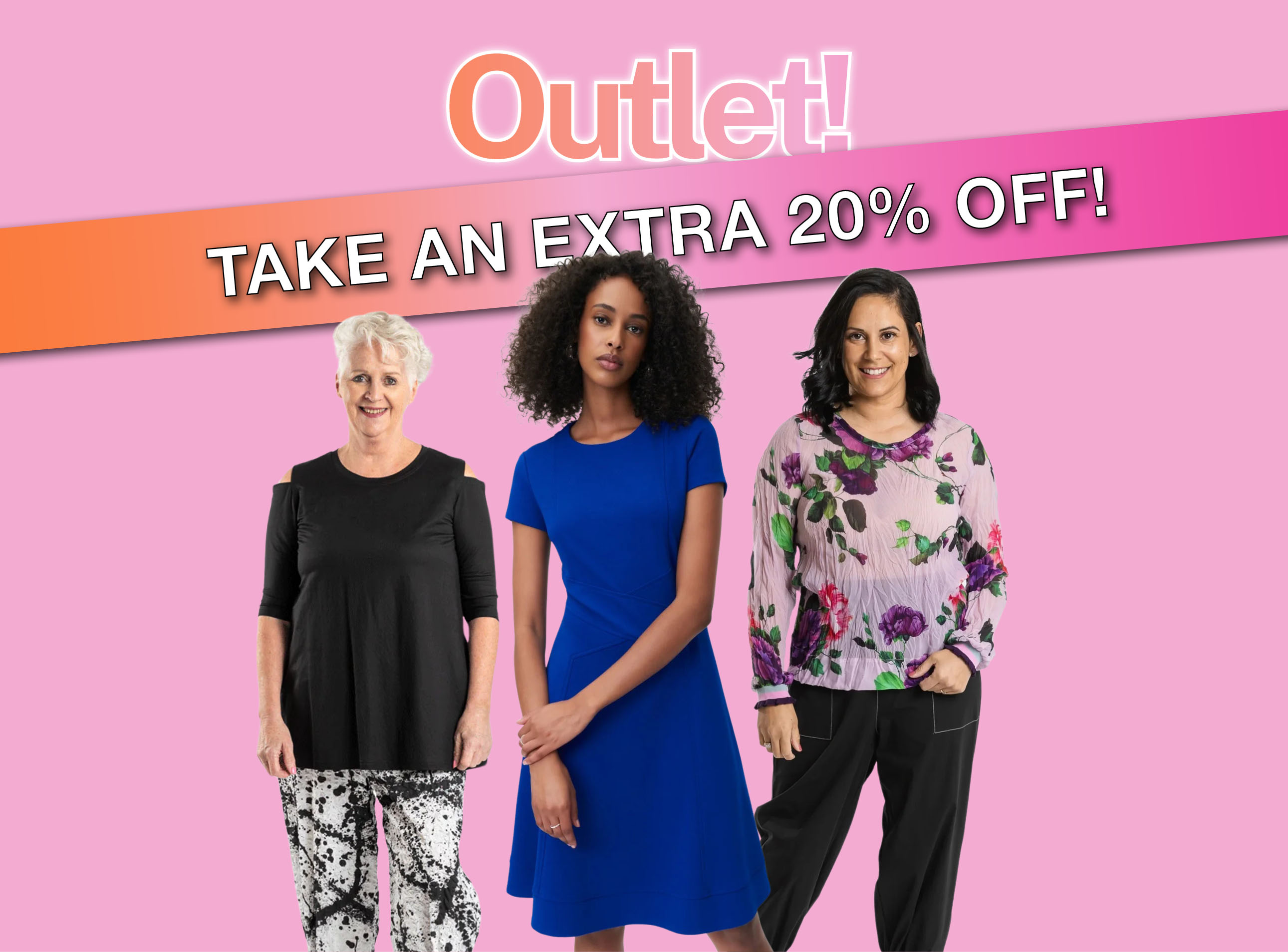 TAKE AN EXTRA 20% OFF OUTLET!