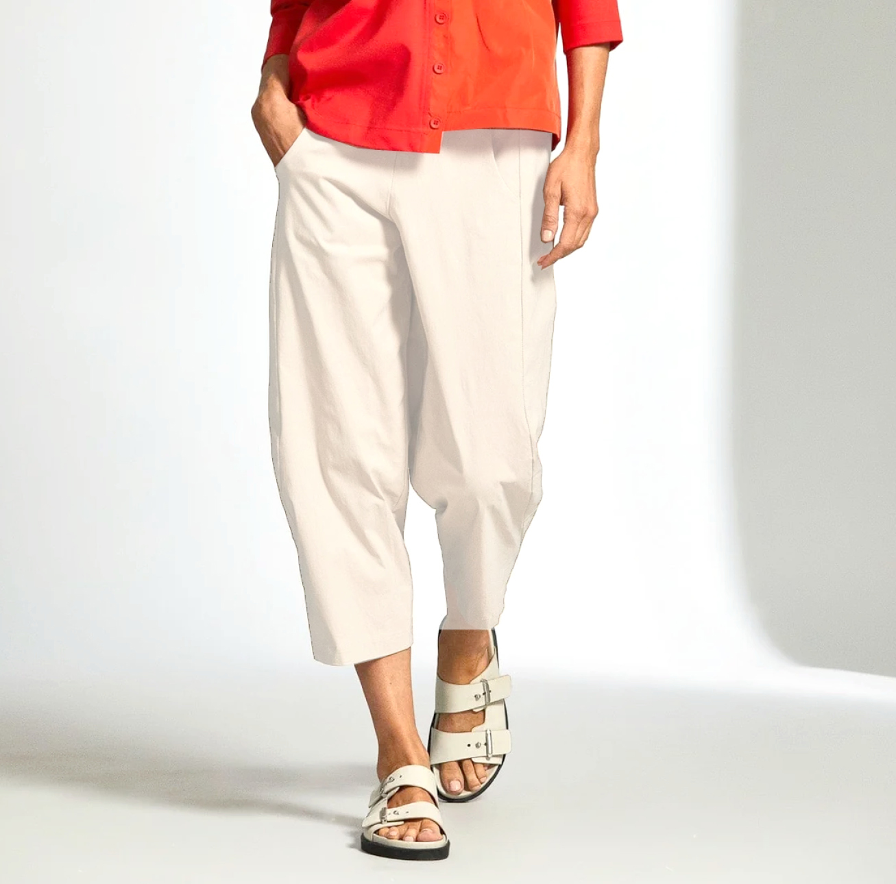 Peruzzi - S24503 Slouch Crop Pant