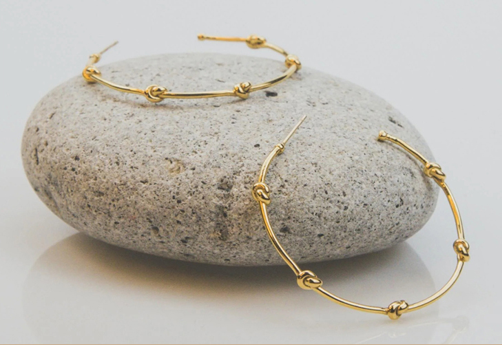 THIS IS EDEN  Freedom Hoop Earrings