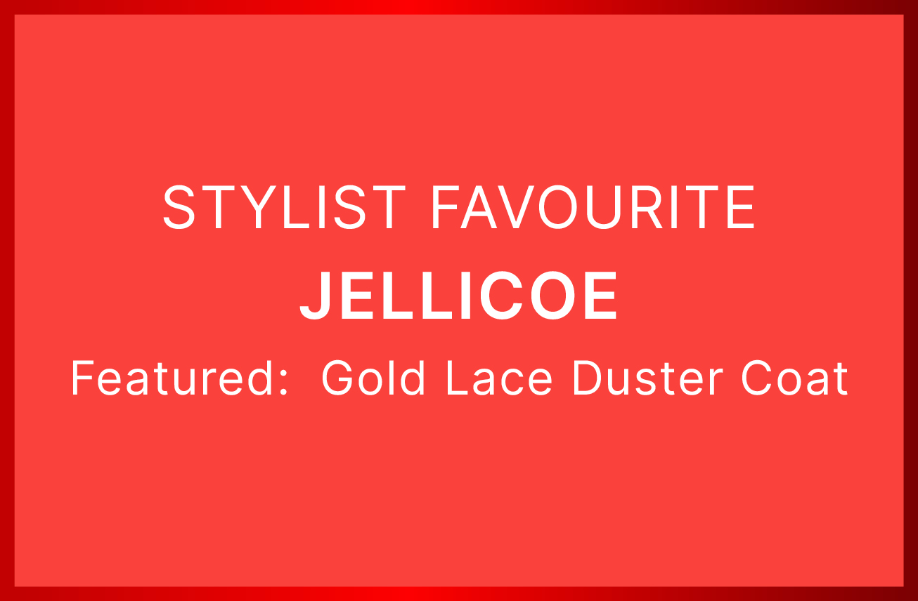 Jellicoe Gold Lace Duster Coat