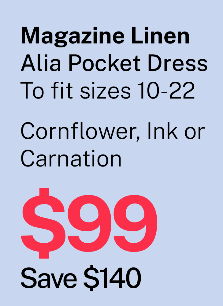 Linen Dress Deal $99. Selected Styles