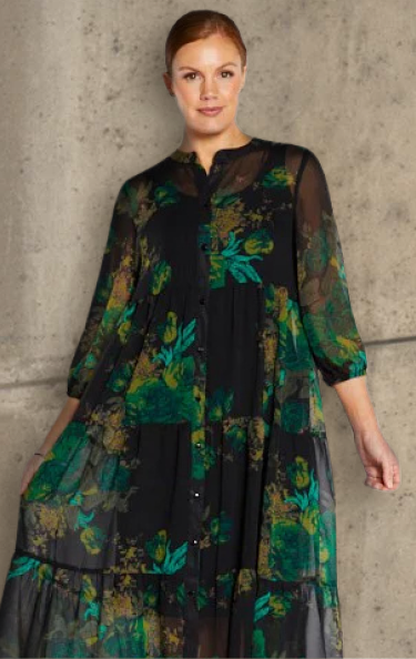 NEW SIBELLA   MAXI DRESS  Stunning floral print in a nature rich palette, complete with slip!    Exclusive to Magazine in NZ