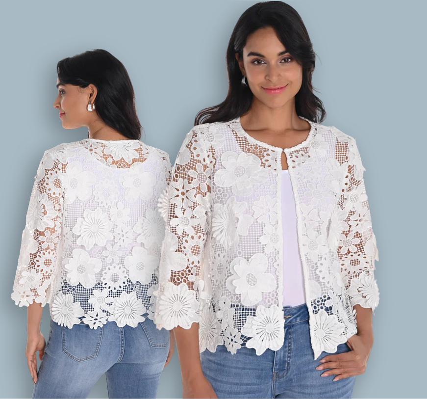 Frank Lyman - Floral lace Jacket