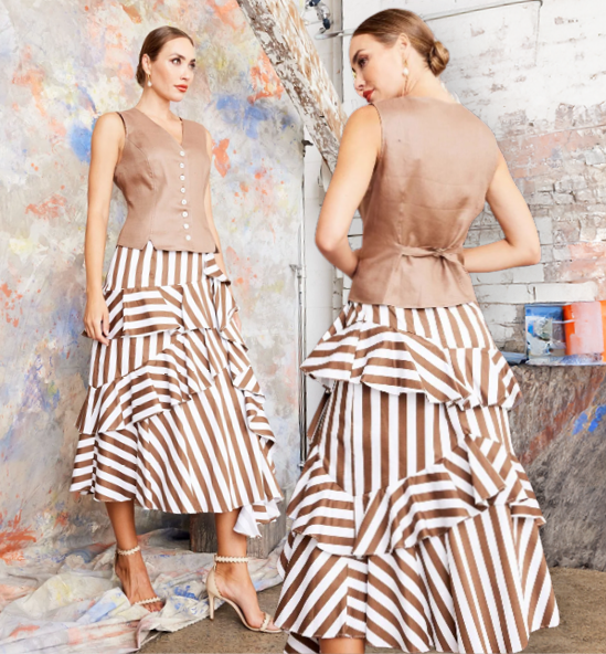 Kamare  Further Reduced   70% OFF Armour Skirt  WAS $429 NOW $128.70