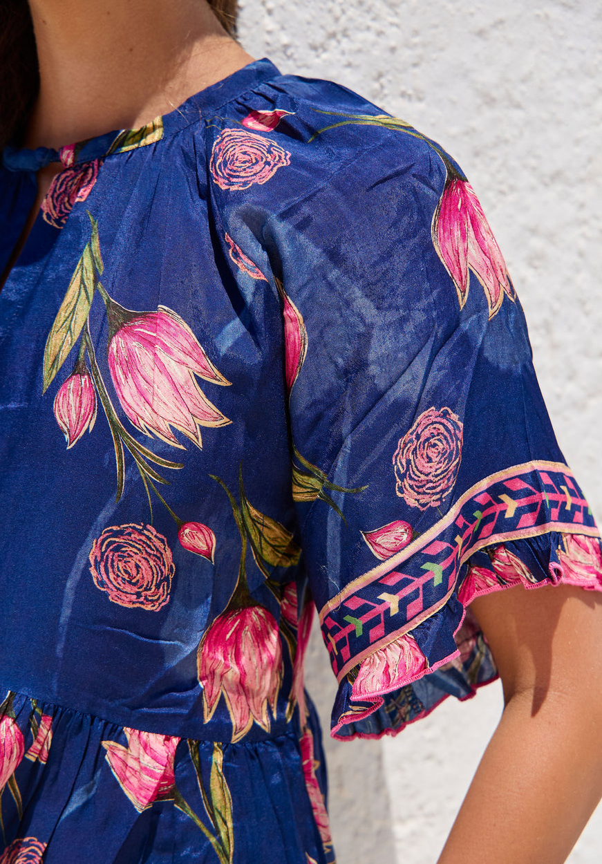 NAUDIC Amisha Short Sleeve Maxi