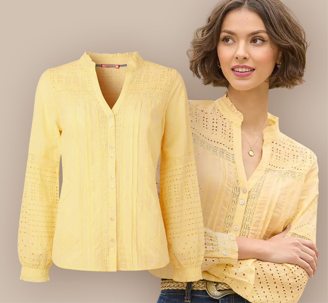 Joe Browns  Belle Broderie Blouse  Sizes to fit 10-18