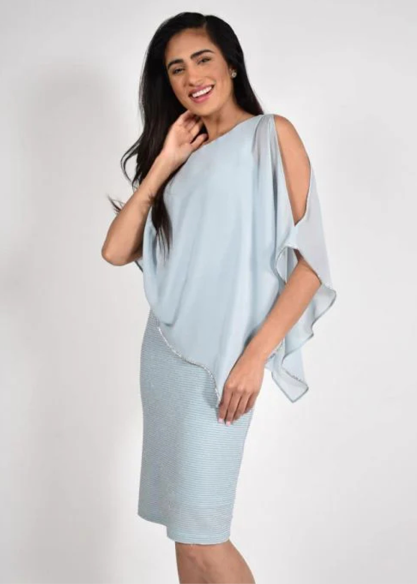 Frank Lyman Tiered Skirt Dress, multiple colours available (Sizes 10-24)