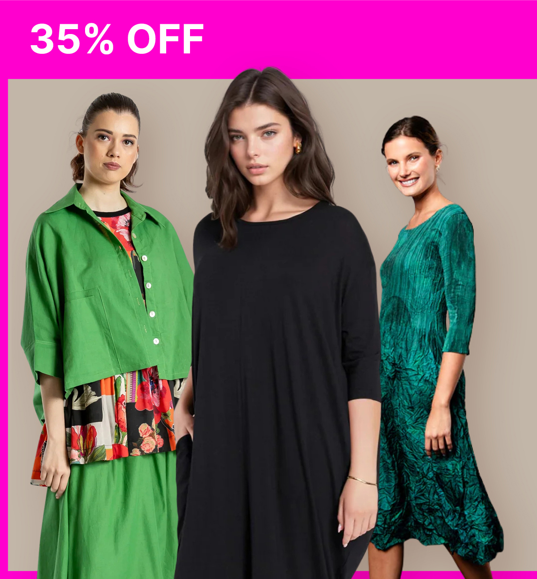 35% OFF OVER 400 STYLES!
