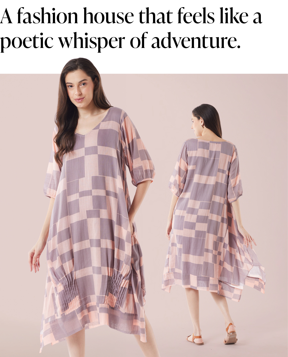 Block Dress. Sizes to fit 10-20