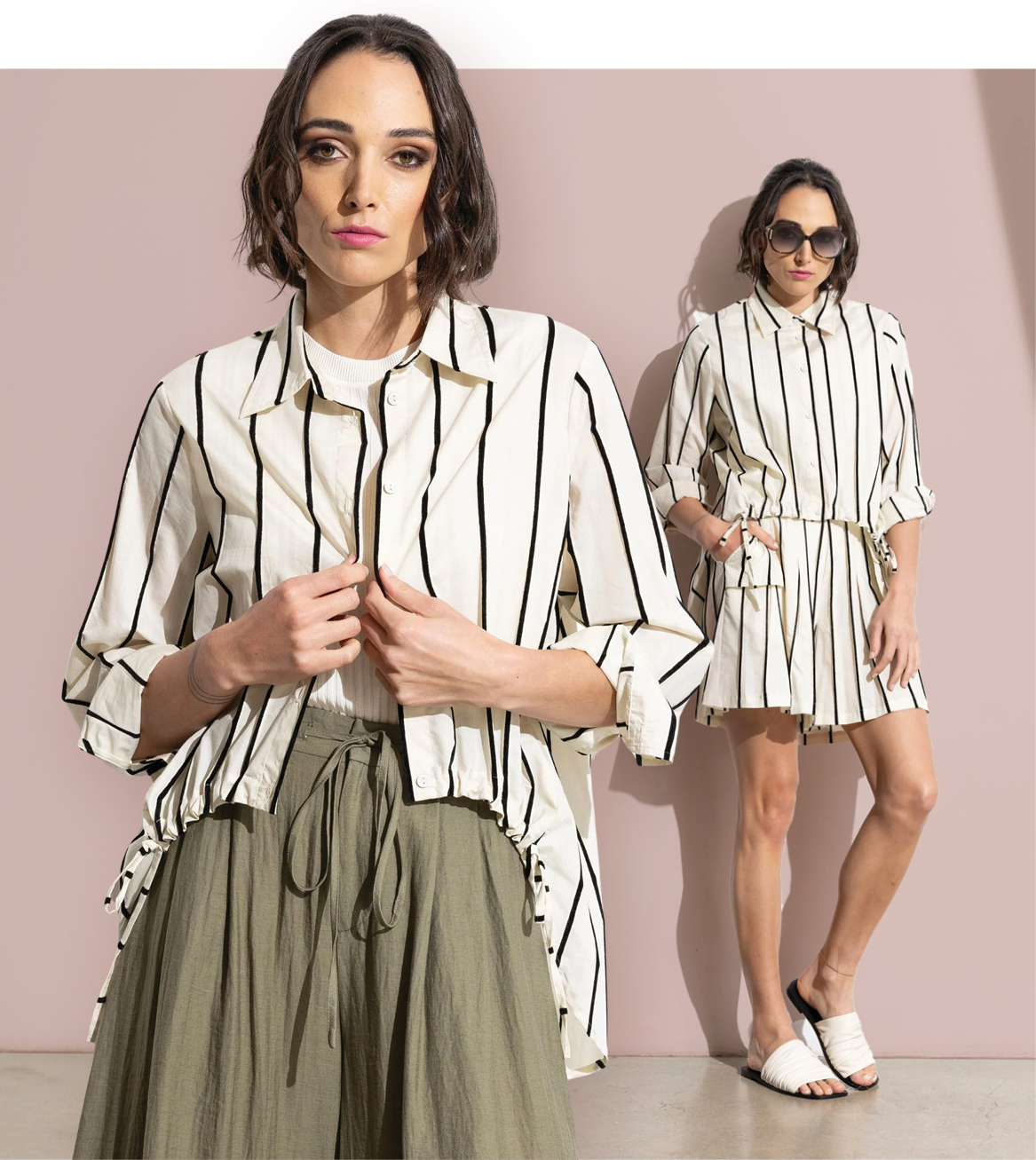 Maria Shirt and Michaela Shorts  Sizes to fit 10-18