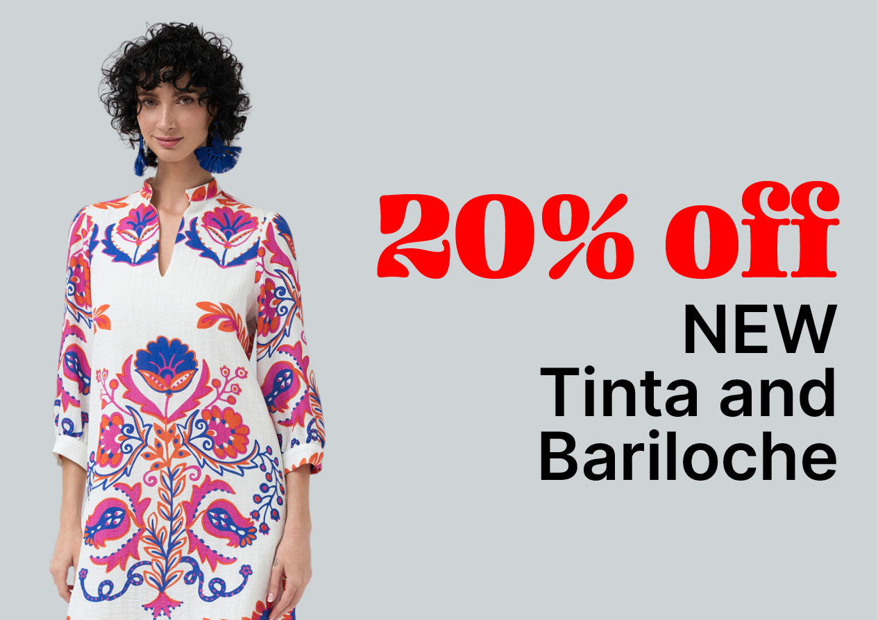 20% OFF NEW TINTA AND BARILOCHE