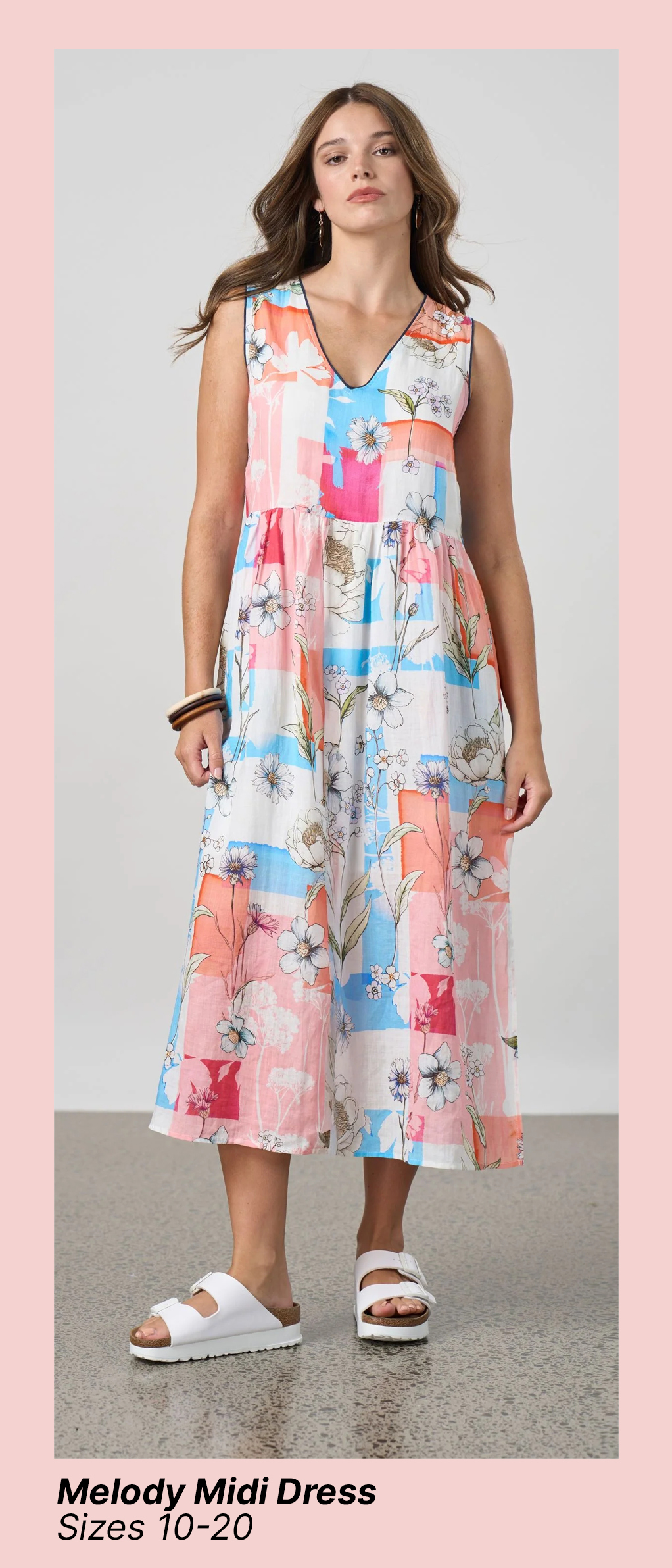 Melody Midi Dress and Top, Ratio Pant Sizes 10-20