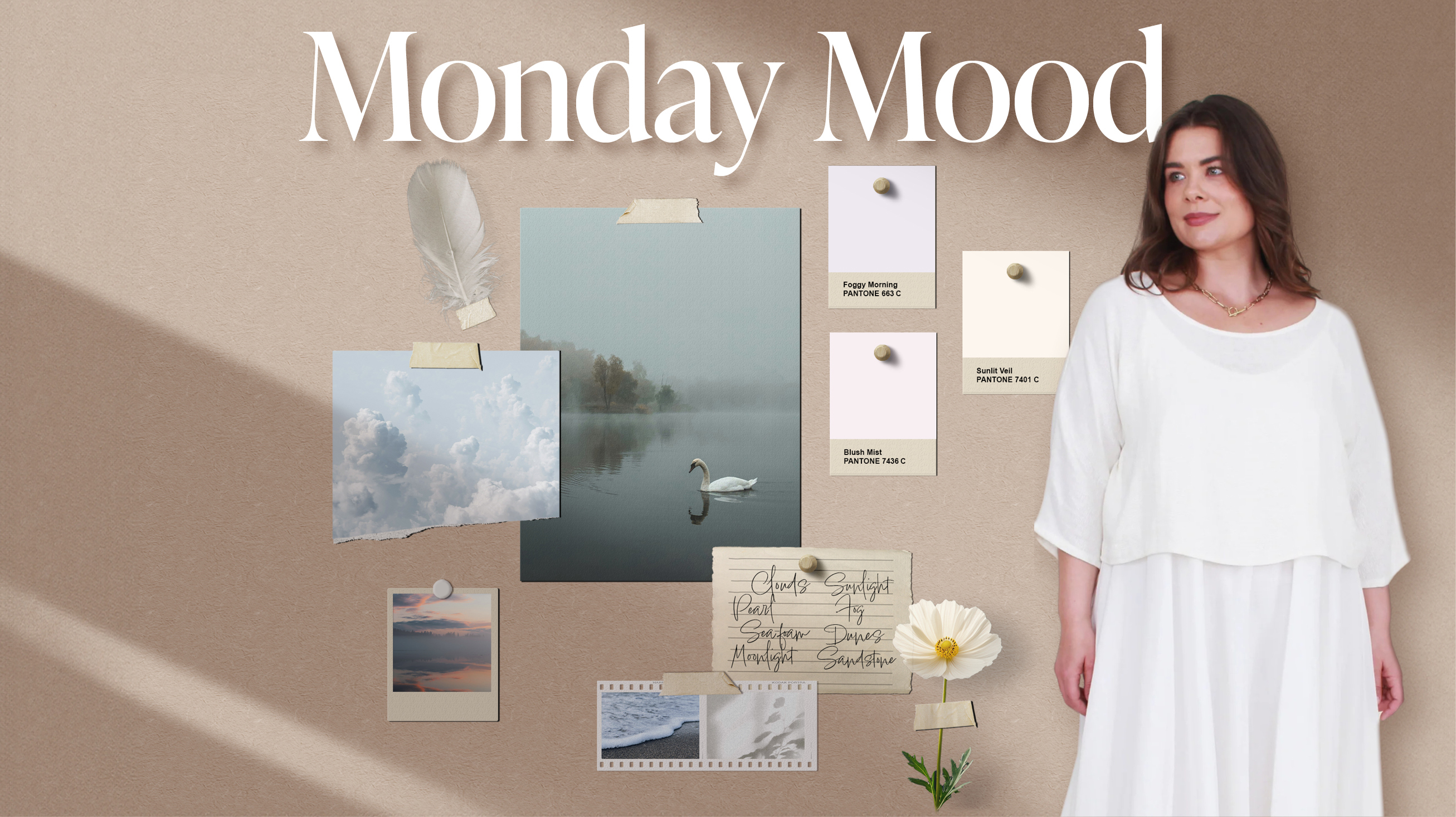 White, a story of sunlight and salt air, linen and light,  seafoam and sun-bleached sand.