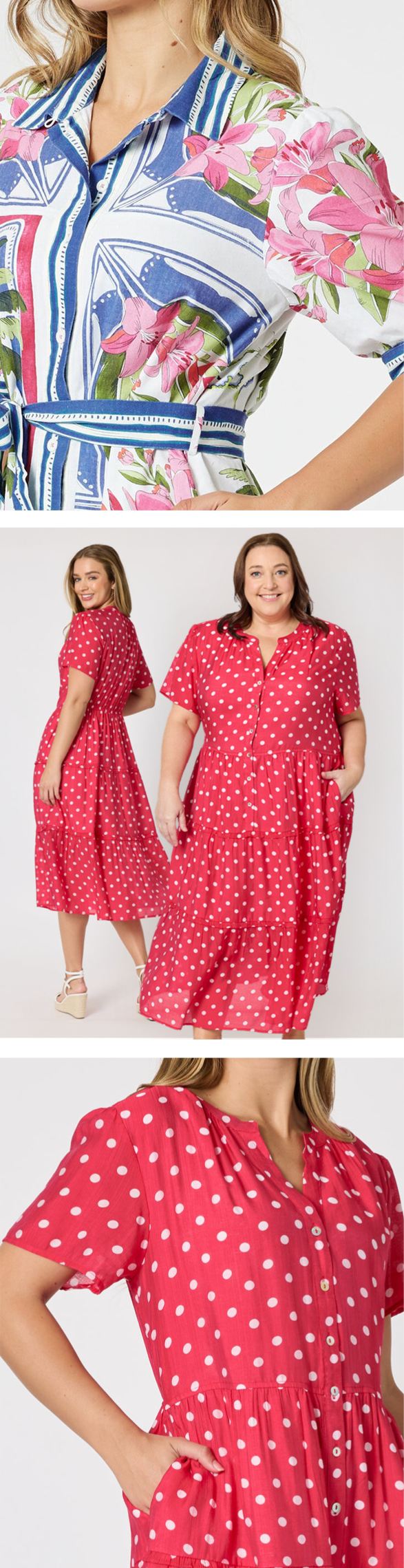 Enjoy 20% off Gordon Smith, all new arrivals and full price items. Monaco Dress, sizes 10-20 and French Rose Dress, sizes 10-20.