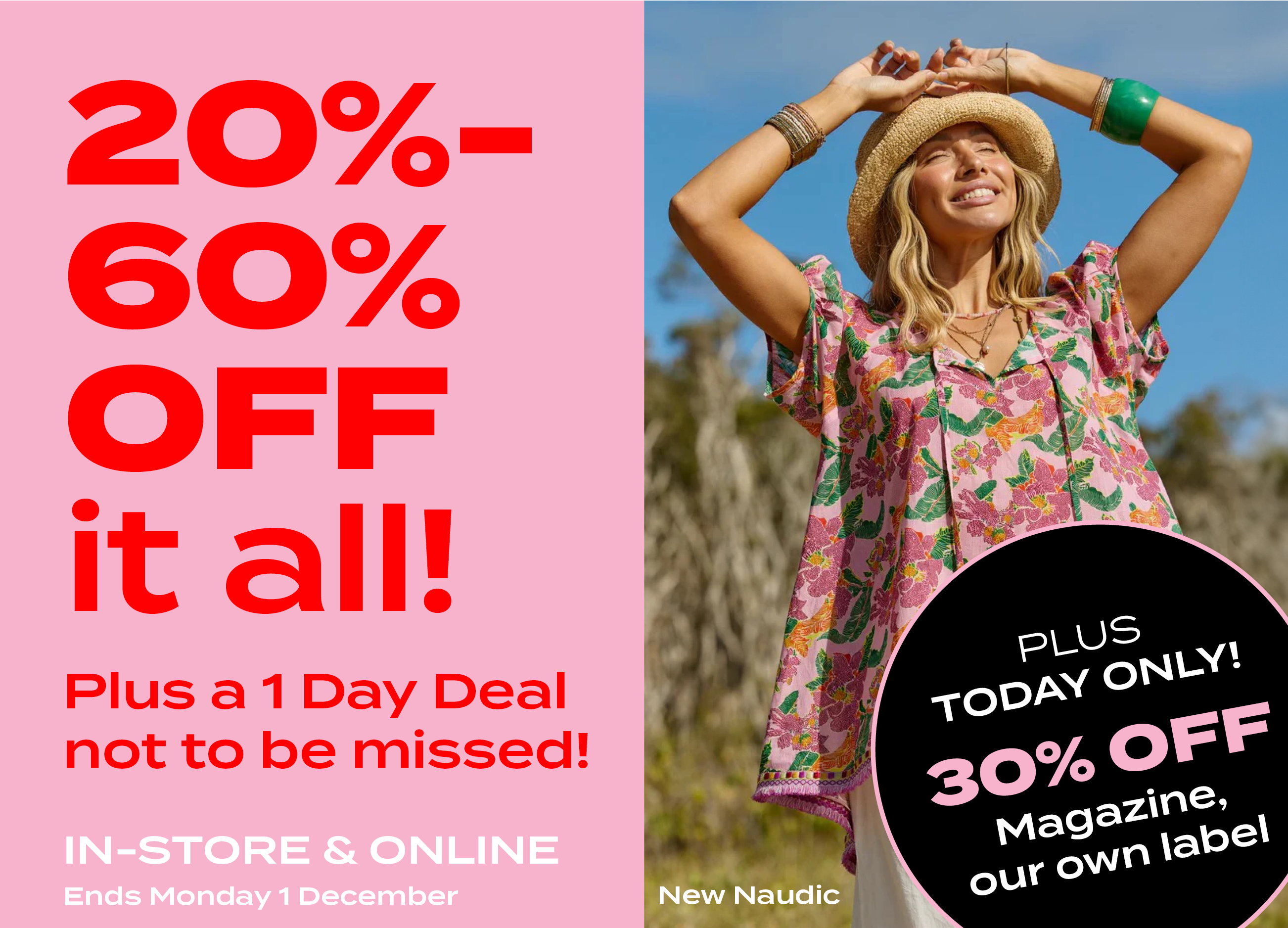 20-60% OFF EVERYTHING!